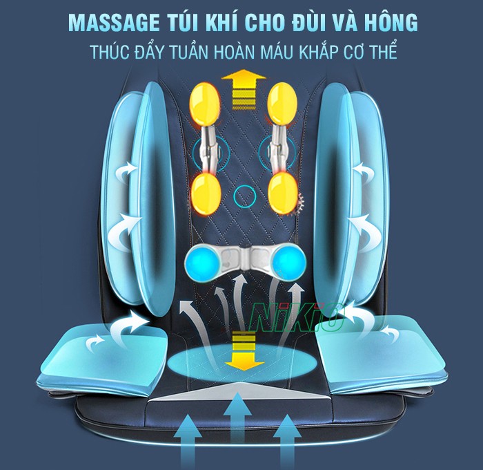 Ghế massage toàn thân Nikio NK-181