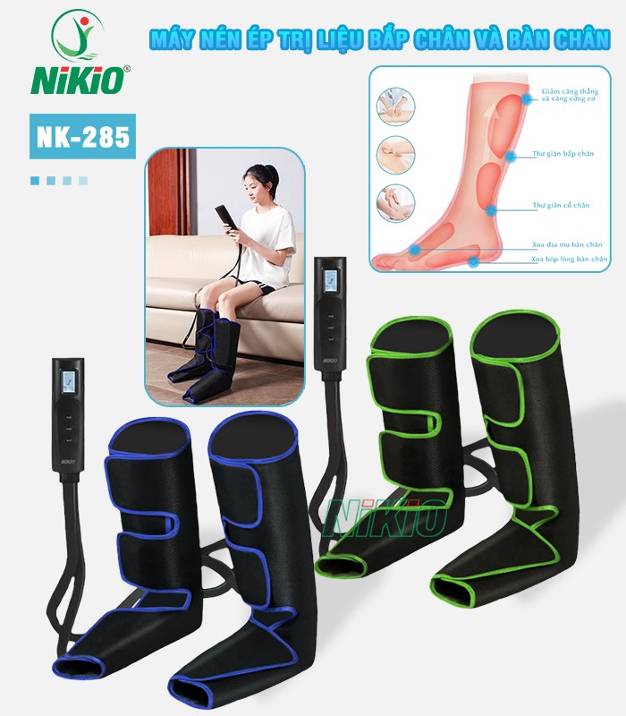 Máy nén ép trị liệu bắp chân và bàn chân Nikio Nk-285