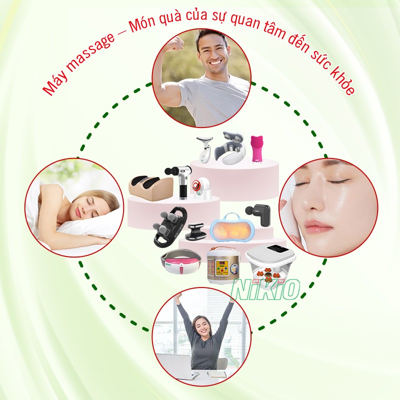 Máy massage món quà thể hiện sự quan tâm và yêu thương đến sức khỏe