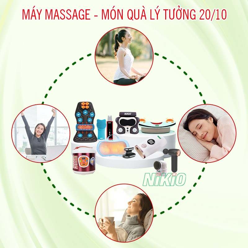 Máy massage là món quà lý tưởng tặng phụ nữ dịp 20/10