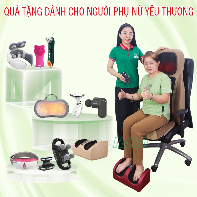 Máy massage phù hợp cho nhiều đối tượng sử dụng 
