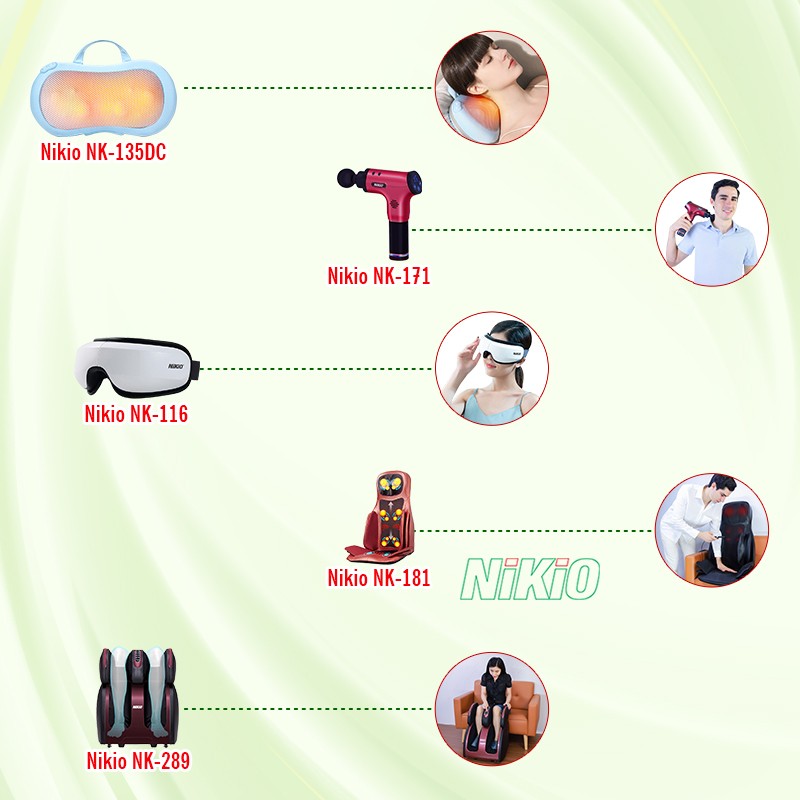 Một số dòng máy massage tặng dịp 8-3