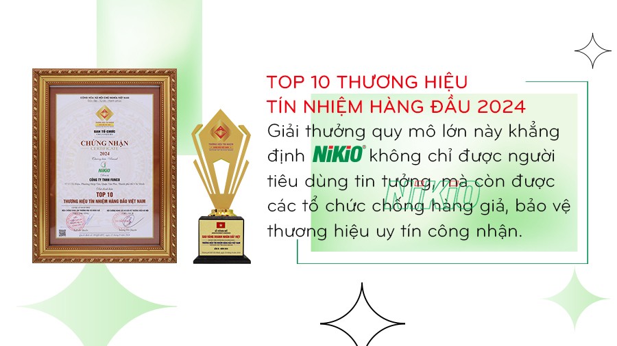 Top 10 thương hiệu tín nhiệm hàng đầu Việt Nam 2024
