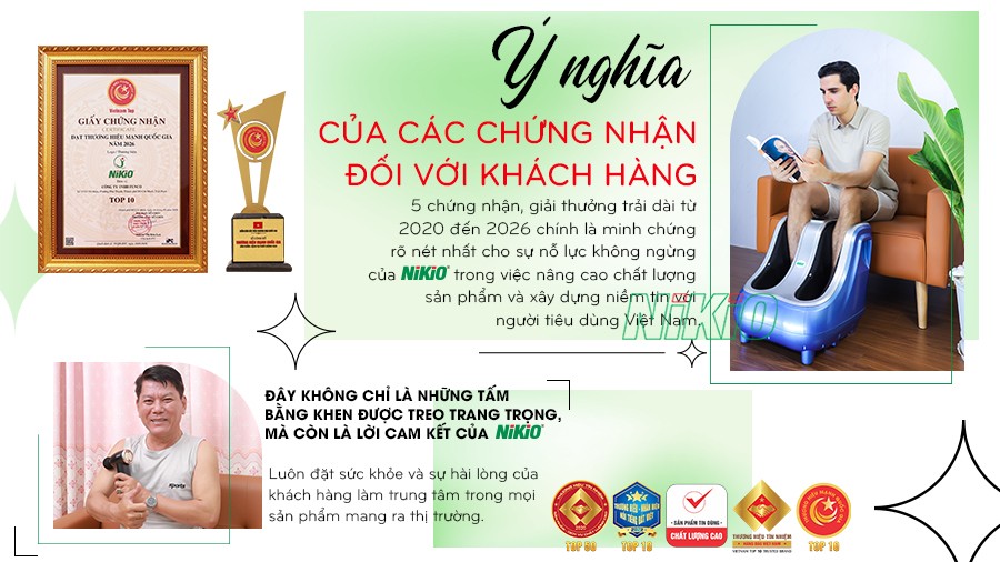Ý nghĩa của các chứng nhận đối với khách hàng