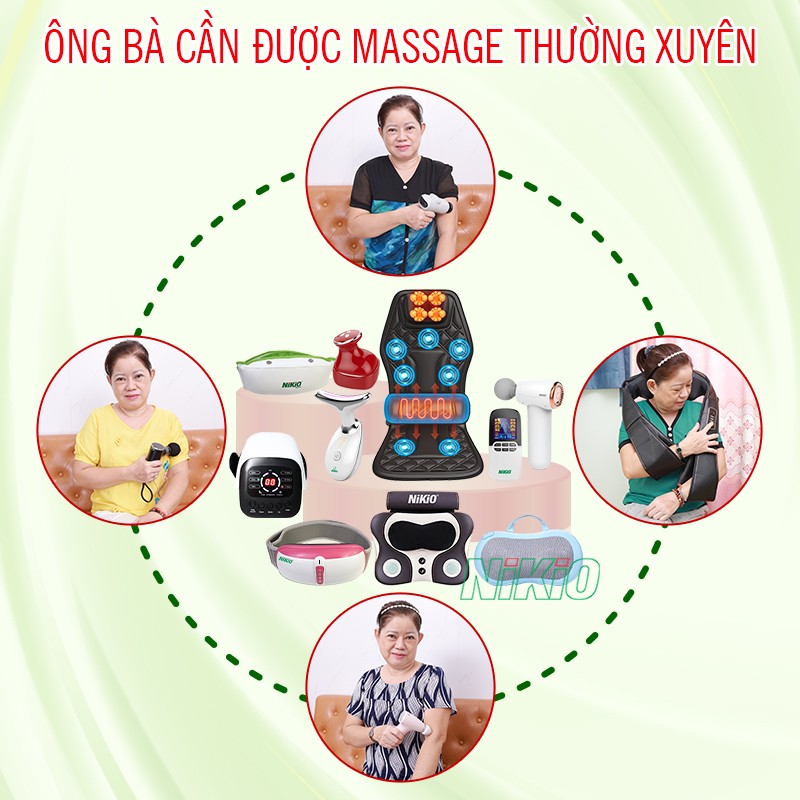 Ông bà cần được massage thường xuyên