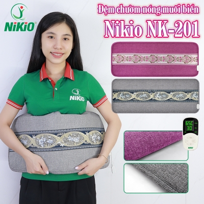 Túi chườm nóng muối biển Nikio NK-201 - Túi chườm bụng kinh, giảm đau nhức toàn thân, tăng tuần hoàn máu