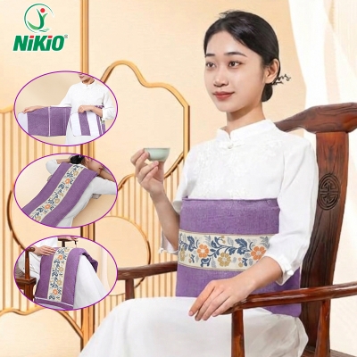 Đệm (túi) chườm nóng muối biển Nikio NK-202 - Dòng cao cấp, có khóa dán đeo cố định