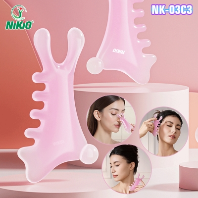 Dụng cụ massage chải cơ, ấn huyệt thư giãn đầu, mặt Nikio NK-03C3
