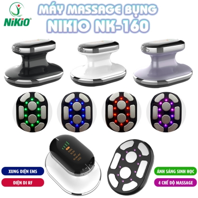Máy massage giảm mỡ bụng và làm săn chắc da toàn thân Nikio NK-160