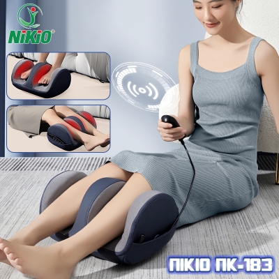 Máy massage bàn chân và bắp chân Nikio NK-183 - Không dây pin sạc