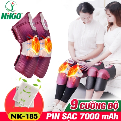 Máy massage đầu gối rung nóng pin sạc Nikio NK-185