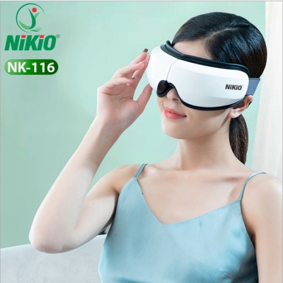Máy massage mắt túi khí giảm đau nhức mỏi Nikio NK-116 -Kết nối bluetooth, nghe nhạc thư giãn