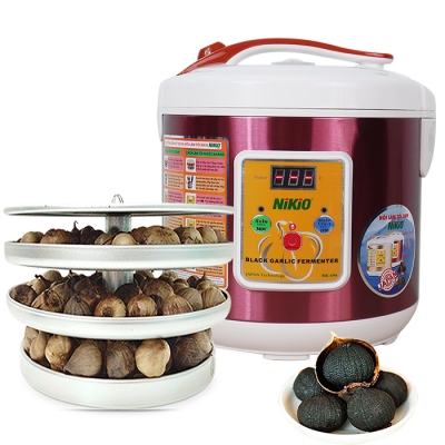 Nồi làm tỏi đen tự động Nikio NK-696 - 6L, màu đỏ tím
