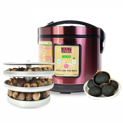 Nồi làm tỏi đen Nikio NK-688 Đỏ tím, 5L, làm 1,5kg
