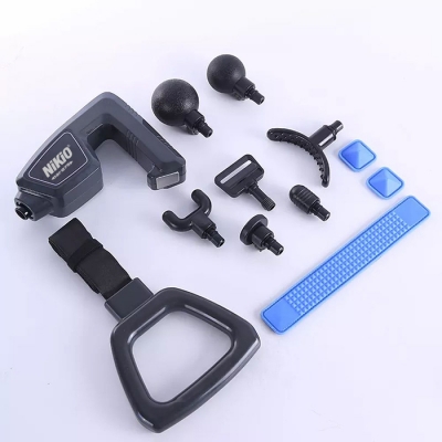 Súng (máy) massage cầm tay giảm đau nhức và giãn cơ toàn thân Nikio NK-275 - 7 đầu, 6 tốc độ mát xa