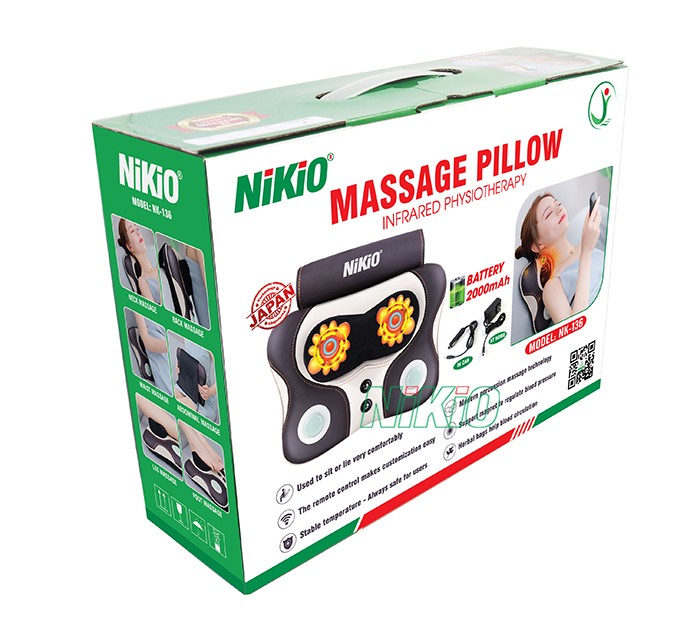 Máy massage cổ vai gá Nikio NK-136AC