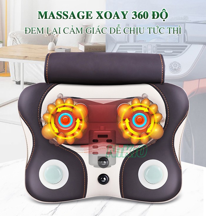Máy massage cổ vai gáy Nikio NK-136DC