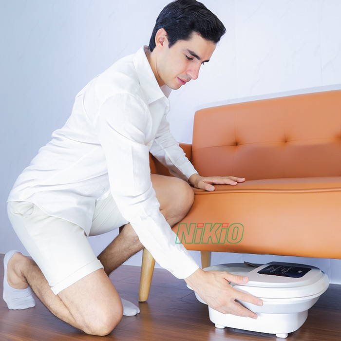 Bồn ngâm chân massage con lăn Nikio NK-193