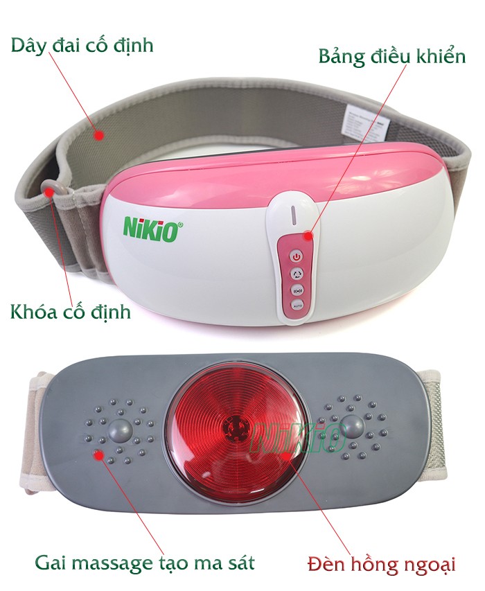 Máy massage bụng Nikio NK-169DC