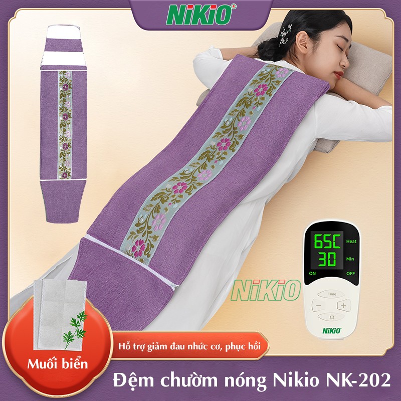 Đệm nhiệt nóng toàn thân muổi biển chướm ấm Nikio NK-202