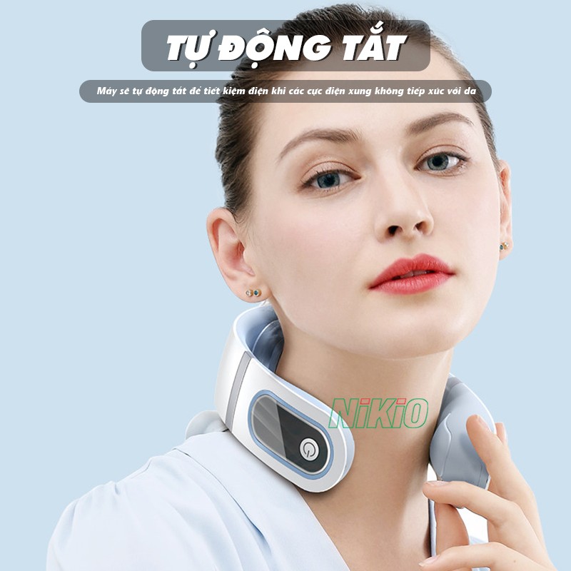 Máy massage cổ vai gáy Nikio NK-130D tự tắt