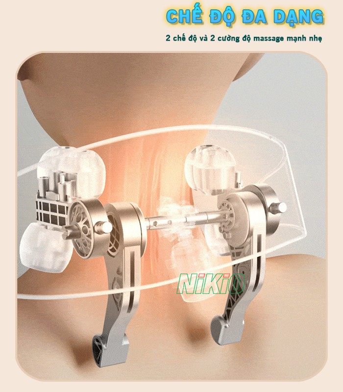 Máy massage cổ vai gáy với chế độ massage đa dạng Nikio NK-139