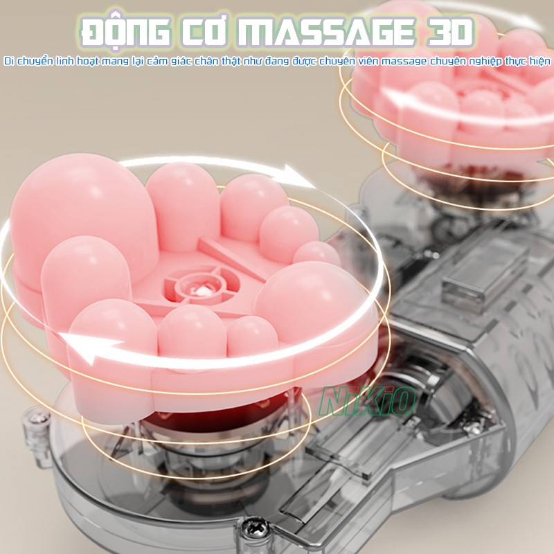 Máy massage chân động cơ massage 3D Nikio NK-183