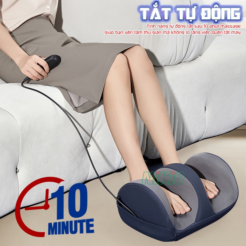Máy massage chân tự tắt sau 10 phút Nikio NK-183