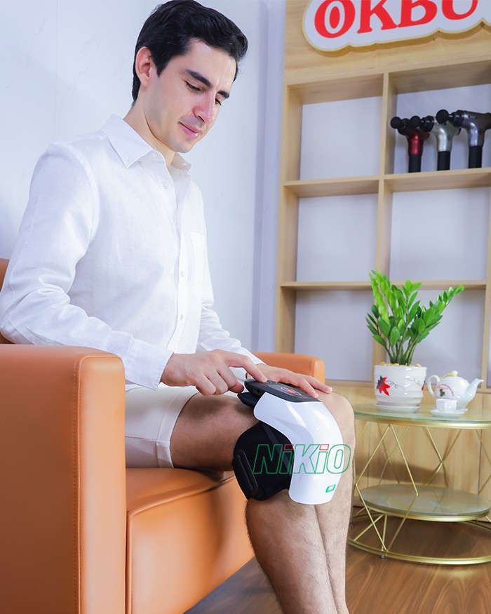 Máy massage đầu gối pin sạc lớn Nikio NK-186