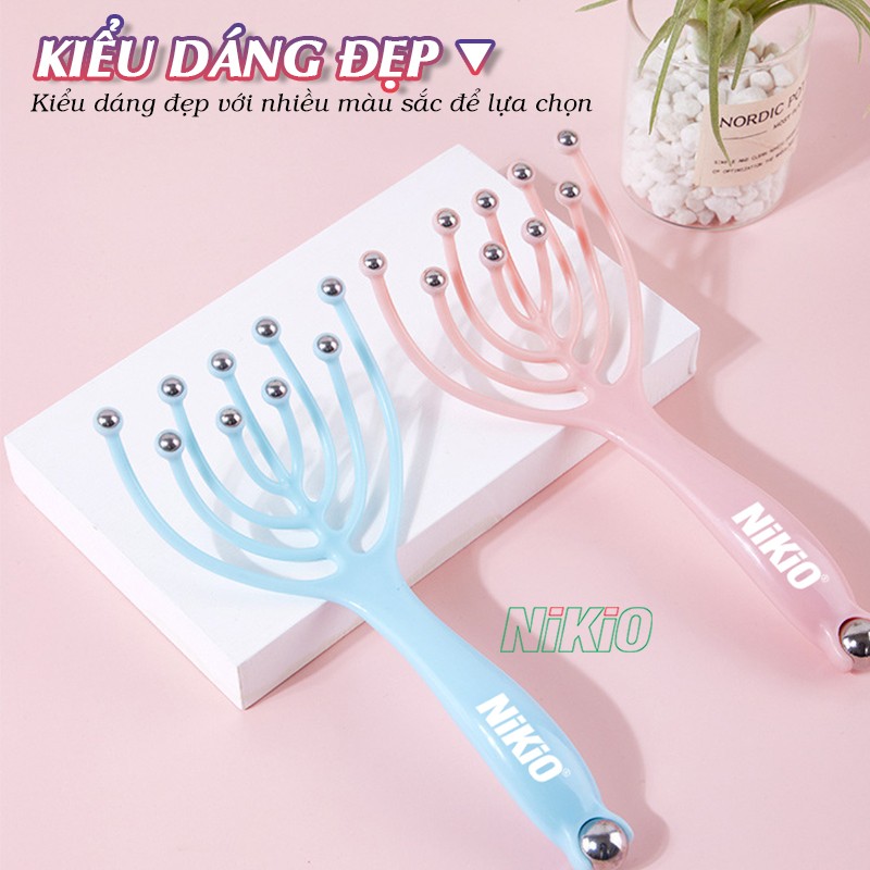 Cây massage đầu bạch tuộc kiểu dáng đẹp Nikio NK-01C