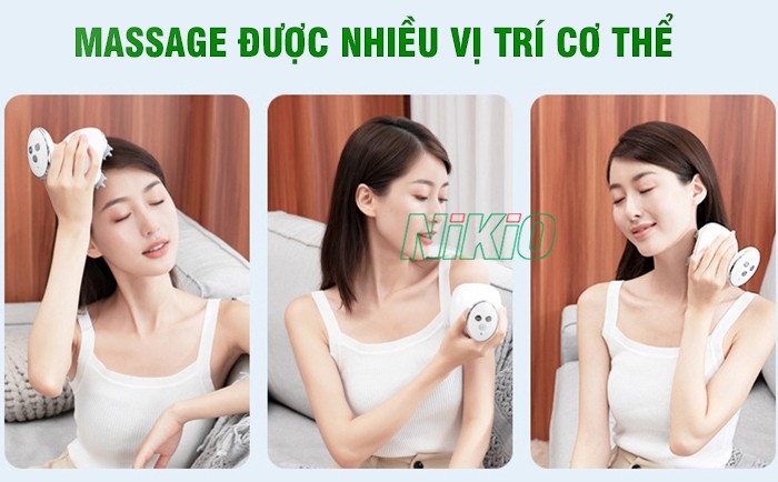 Máy massage đầu massage nhiều vị trí trên cơ thể Nikio NK-111