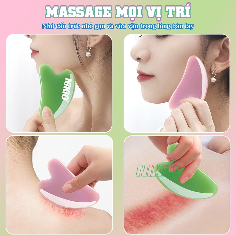 Dụng cụ massage, cạo gió, giải cơ massage mọi vị trí Nikio NK-03C