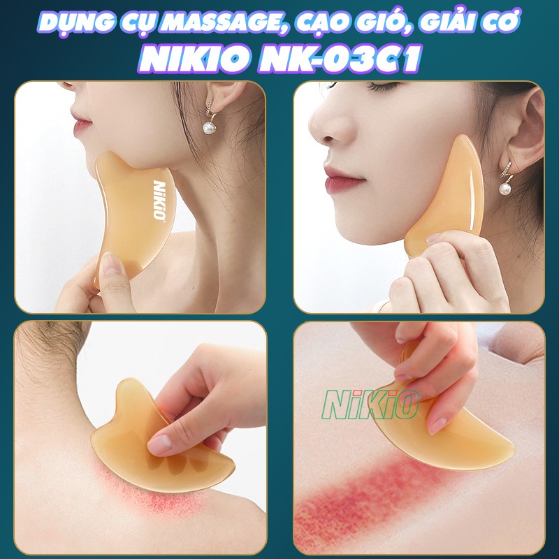 Dụng cụ massage nâng cơ mặt nhiều đặc điểm nổi bật Nikio NK-03C1