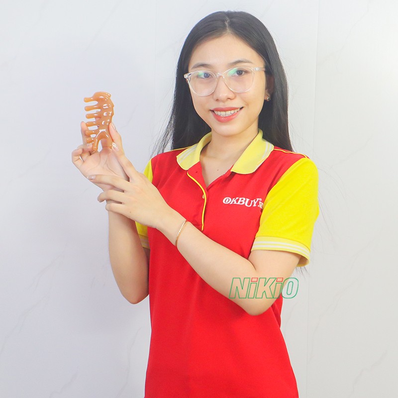 Lược massage đầu, chải cơ, ấn huyệt mũi Nikio NK-03C2