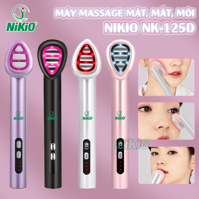 Máy massage mặt, mắt, môi Nikio NK-125D