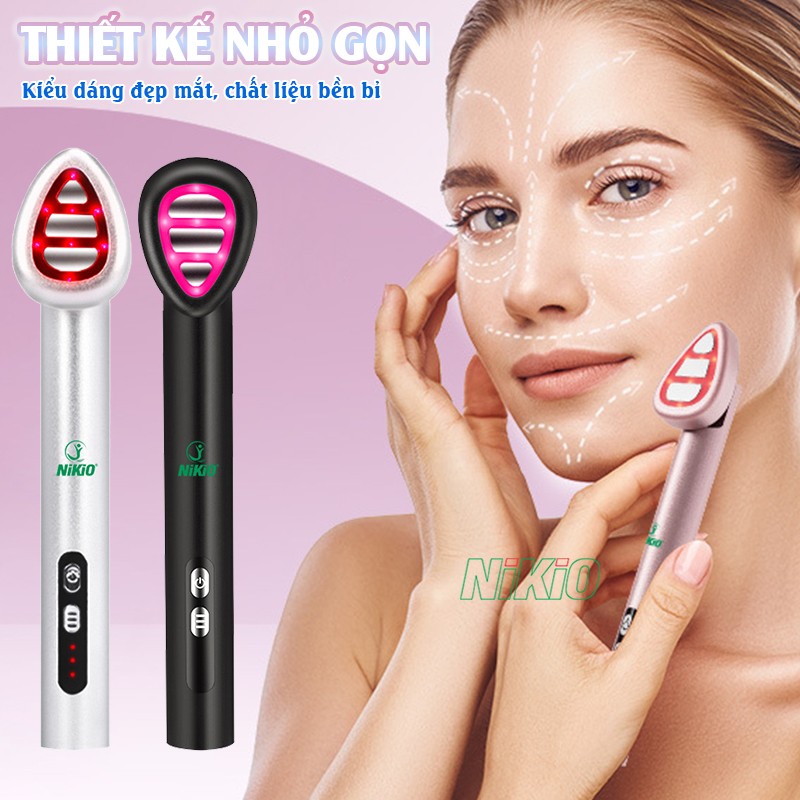 Máy massage mặt, mắt, môi nhỏ gọn Nikio NK-125D