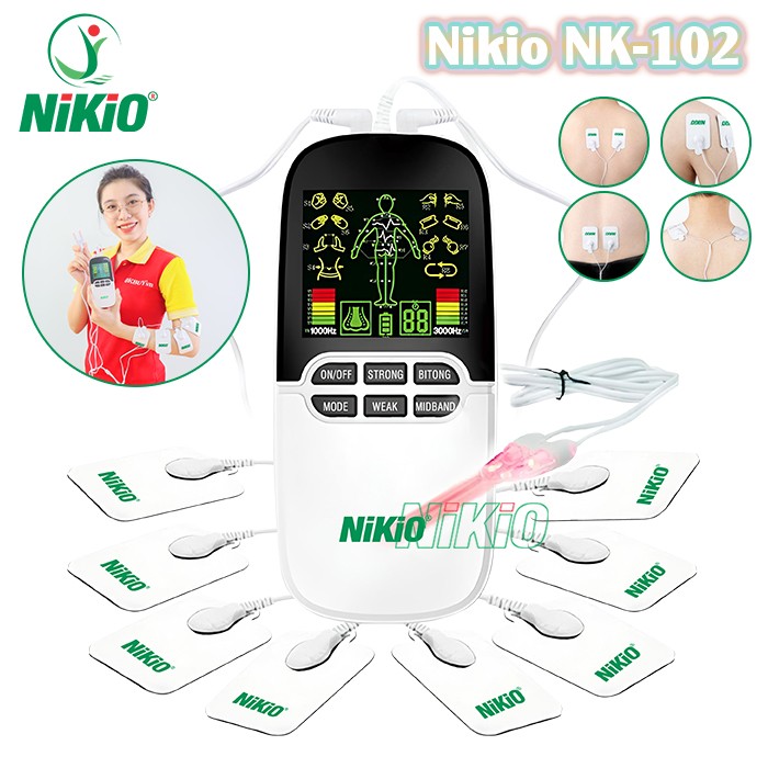 Máy massage xung điện dễ sử dụng Nikio NK-102