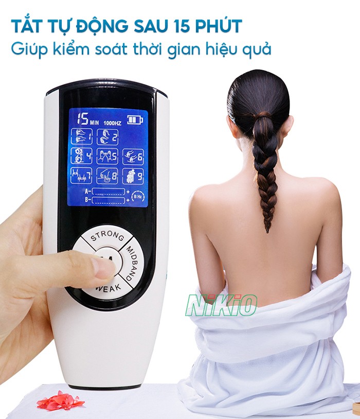 Máy massage xung điện 4 miếng dán Nikio NK-103