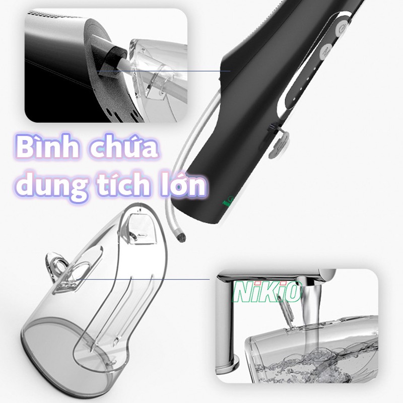 Máy tăm nước mini bình chứa dung tích 310ml Nikio NK-M209