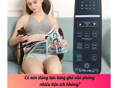 Có nên dùng tựa lưng ghế văn phòng nhiều tiện ích không?