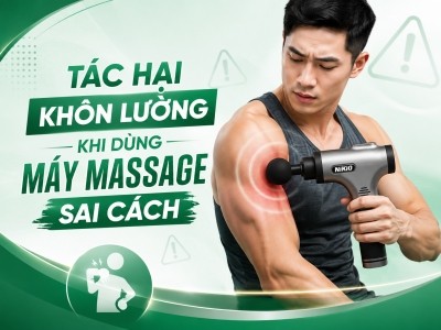 Tác hại của máy massage cầm tay khi dùng sai cách? Nguyên nhân và cách phòng tránh