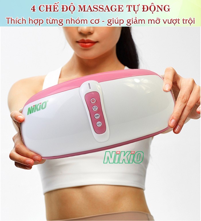 Đai massage bụng Nikio NK-169 DC đánh tan mỡ hiệu quả cho mẹ sau sinh