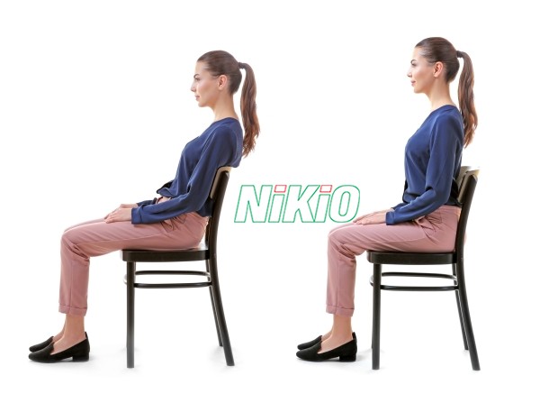 Thực hiện động tác ngồi thẳng trên ghế sẽ giúp giảm đau mỏi vai gáy