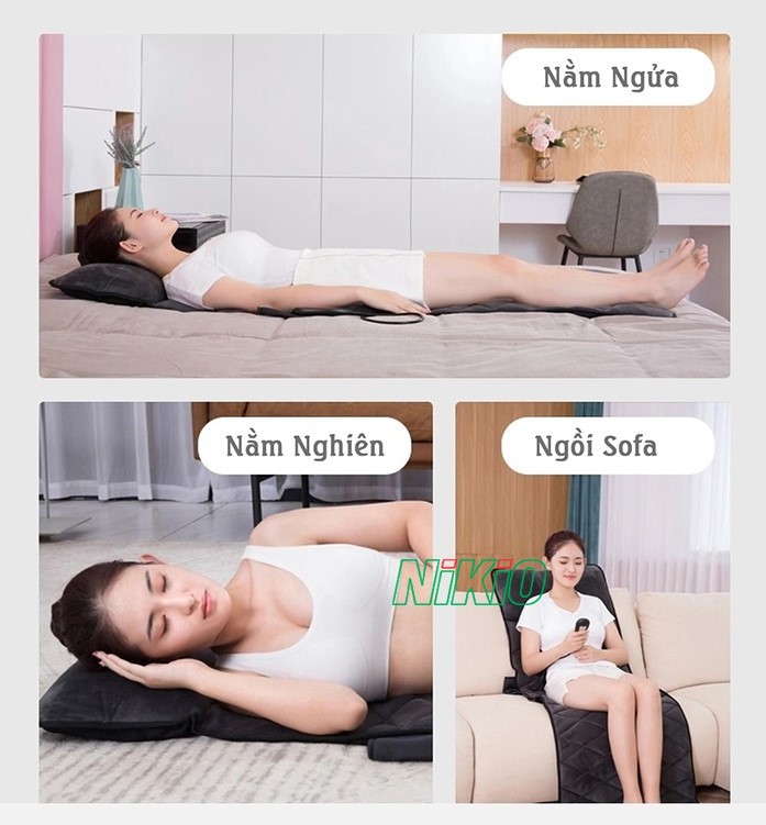 Đệm massage Nikio NK-151 giúp thư giãn được nhiều người yêu thích 
