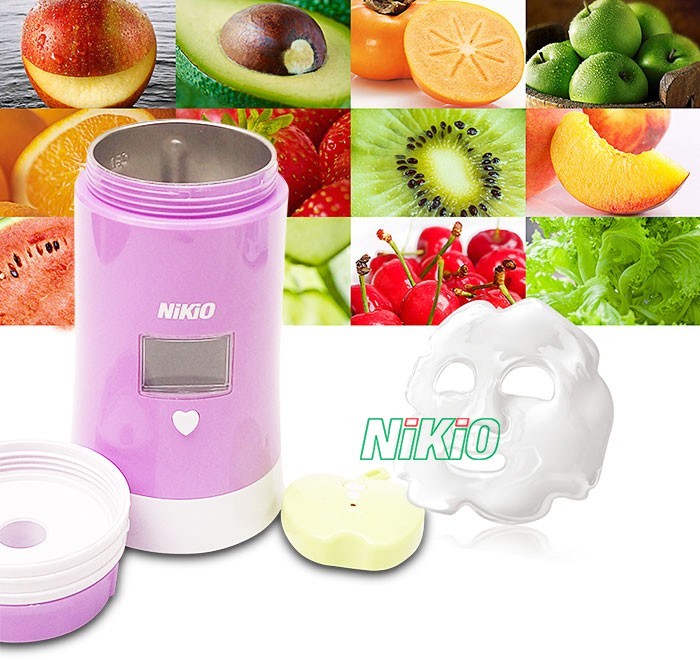 Máy làm măt nạ trái cây Nikio giúp bạn bảo vệ làn da mặt