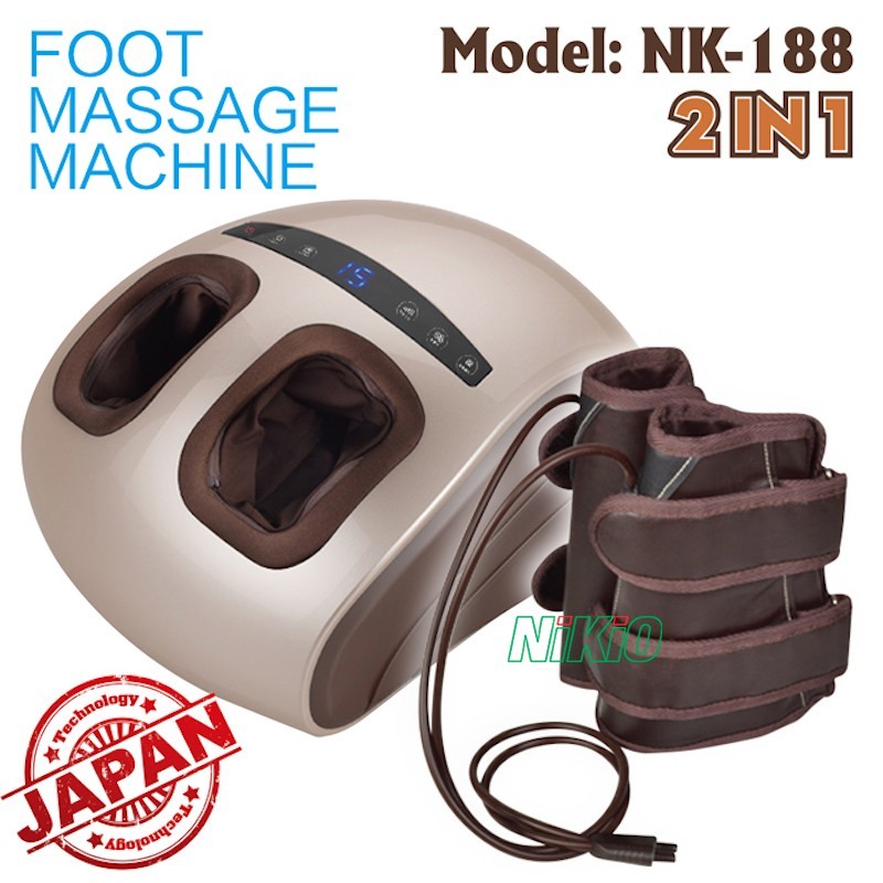 Máy massage chân Nikio NK-188 xoa bóp giúp đôi chân được thư giãn 