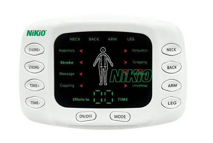 Máy massage xung điện Nikio NK-105 xoa bóp giảm giãn dây chằng bả vai 