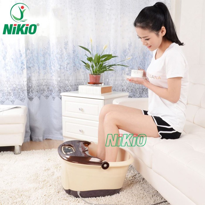 Bồn ngâm chân Nikio NK-192 giảm căng cơ chân giúp ngủ sâu giấc hơn