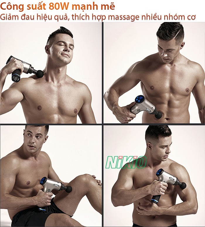 Máy massage Nikio Nk - 171 hoạt động êm massage giảm đau hiệu quả