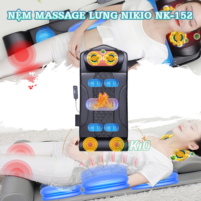 Nệm massage lưng Nikio NK-152